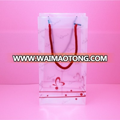 drawstring clear custom printing biodegradable plastic bag